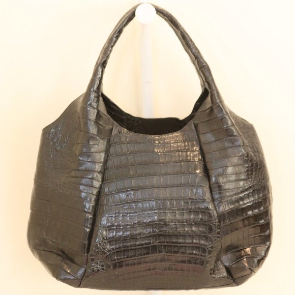 Nancy Gonzalez Crocodile Hobo Handbag  Shoulder Bag - Picture 2 of 15